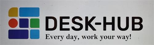 DESK - HUB Every day, work your way ! trademark