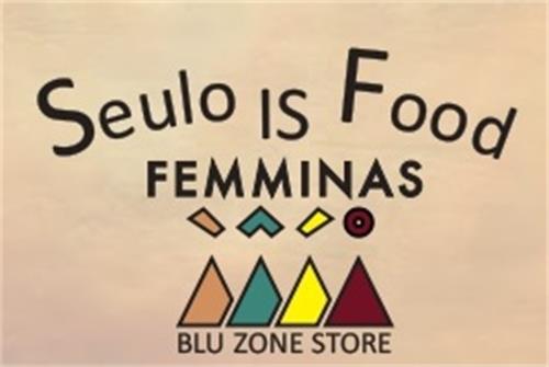 SEULO IS FOOD FEMMINAS BLU ZONE STORE trademark