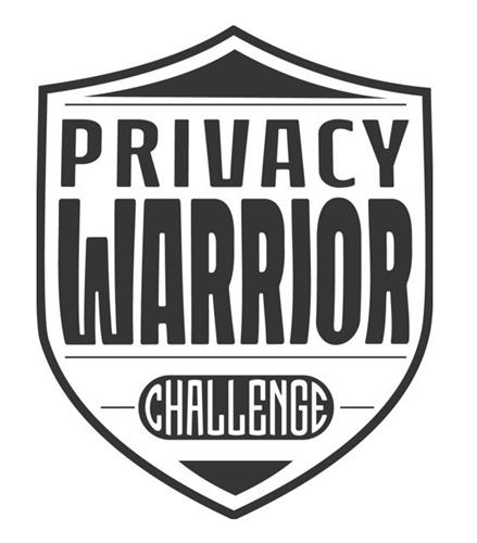 PRIVACY WARRIOR CHALLENGE trademark