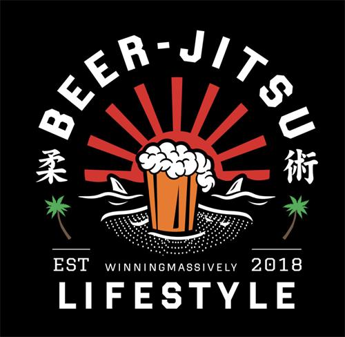 BEER-JITSU LIFESTYLE EST WINNINGMASSIVELY 2018 trademark