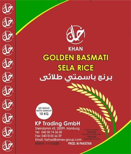 KHAN GOLDEN BASMATI SELA RICE trademark