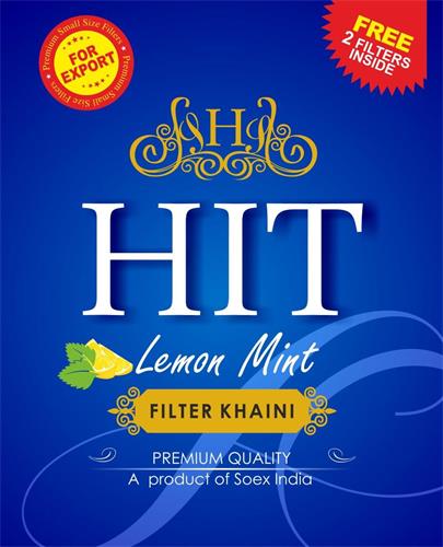 HIT Lemon Mint FILTER KHAINI PREMIUM QUALITY A product of Soex India trademark