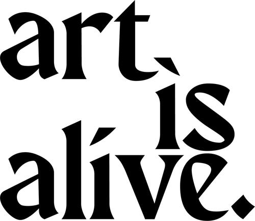 art is alive. trademark