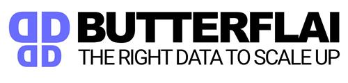 BUTTERFLAI THE RIGHT DATA TO SCALE UP trademark