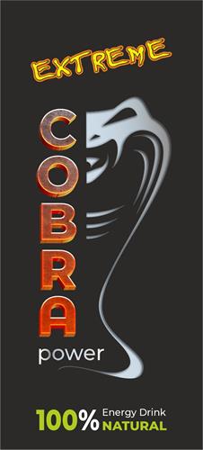 EXTREME COBRA B : power Energy Drink 100 % NATURAL trademark