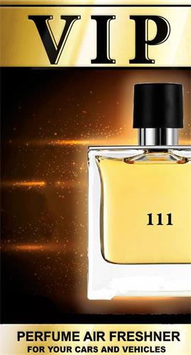 VIP 111 PERFUME AIR FRESHNER FOR YOUR CARS AND VEHICLES trademark