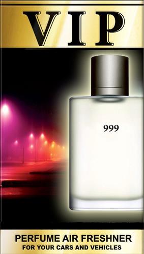 VIP 999 PERFUME AIR FRESHNER FOR YOUR CARS AND VEHICLES trademark