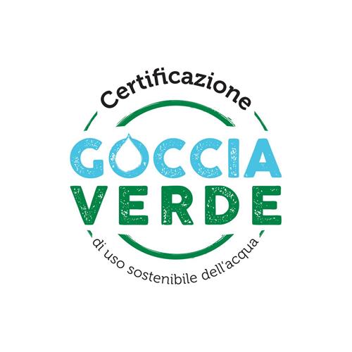 Certificazione GOCCIA VERDE di uso sostenibile dell'acqua trademark