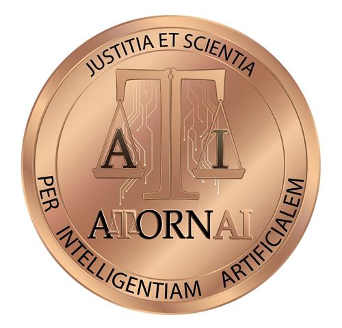 JUSTITIA ET SCIENTIA AI ATORNAI PER INTELLIGENTIAM ARTIFICIALEM trademark