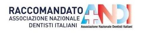 RACCOMANDATO ANDI ASSOCIAZIONE NAZIONALE DENTISTI ITALIANI trademark