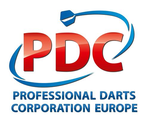 PDC PROFESSIONAL DARTS CORPORATION EUROPE trademark