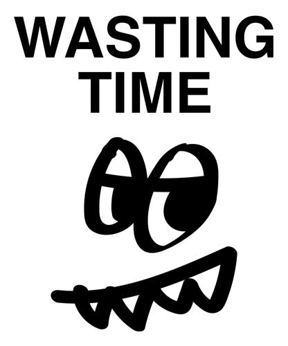 WASTING TIME trademark