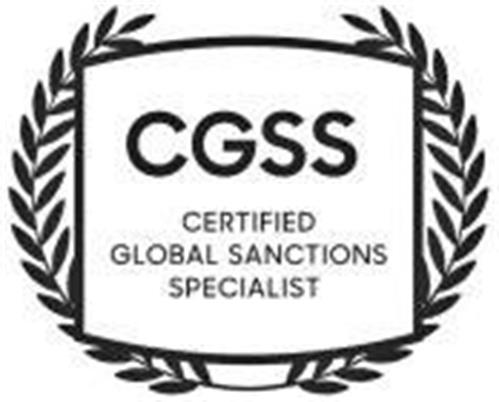 CGSS CERTIFIED GLOBAL SANCTIONS SPECIALIST trademark