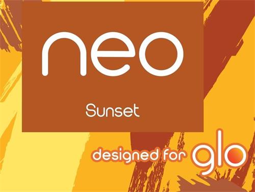 neo Sunset designed for glo trademark