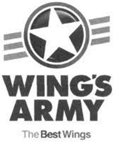 WING S ARMY THE BEST WINGS trademark