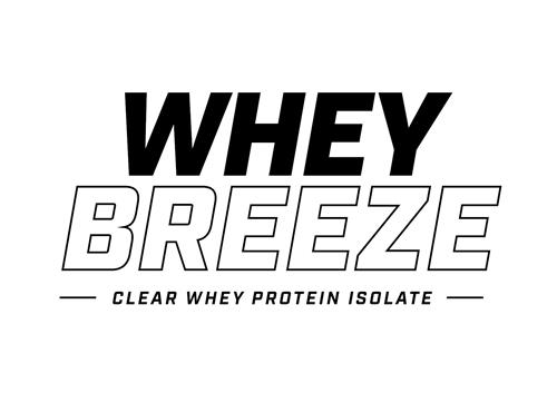 WHEY BREEZE CLEAR WHEY PROTEIN ISOLATE trademark