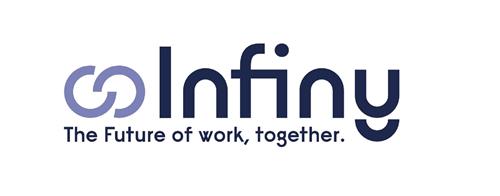 Infiny The Future of work , together trademark