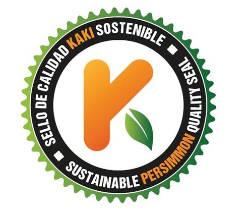 K SELLO CALIDAD KAKI SOSTENIBLE SUSTAINABLE PERSIMMON QUALITY SEAL trademark