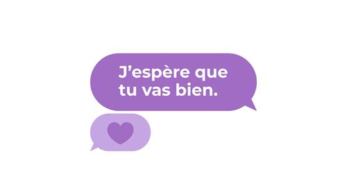 J'espère que tu vas bien . trademark