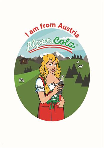 I am from Austria AlpenCola trademark