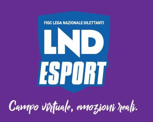 FIGC LEGA NAZIONALE DILETTANTI LND ESPORT Campo virtuale, emozioni reali. trademark