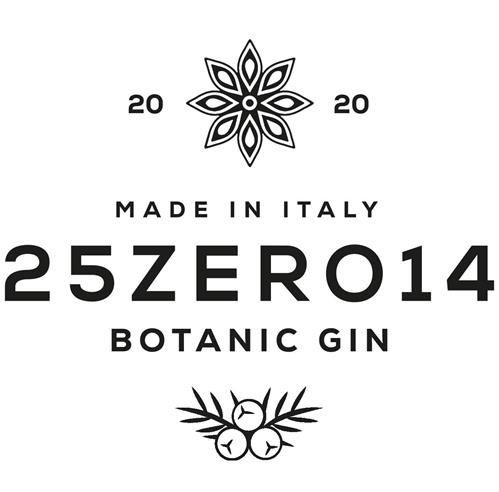 25ZERO14 BOTANIC GIN 20 20 MADE IN ITALY trademark