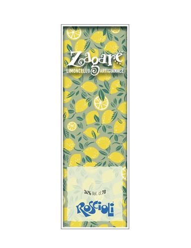 Zagare LIMONCELLO ARTIGIANALE  34 % Vol . cl.70 Roscioli trademark