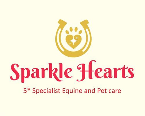 Sparkle Hearts 5 * Specialist Equine and Pet care trademark