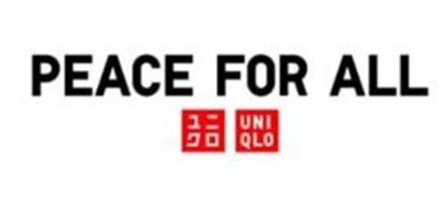 PEACE FOR ALL UNIQLO trademark