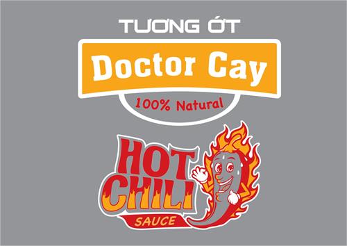 TƯƠNG ỚT Doctor Cay 100 % Natural HOT CHILI SAUCE trademark