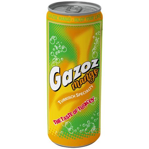 GAZOZ MANGO - ENJOY YOUR LIFE Gazoz mango TURKISCH SPECIALTY THE TASTE OF TURKEY trademark