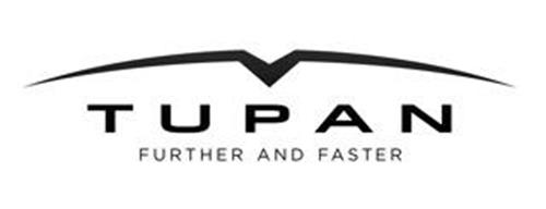 TUPAN FURTHER AND FASTER trademark