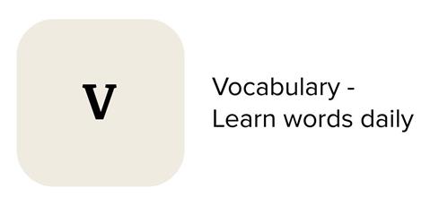 V Vocabulary - Learn words daily trademark