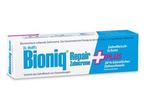 Dr. Wolff's Bioniq Plus Repair Zahncreme + Zahnfleisch-Schutz trademark