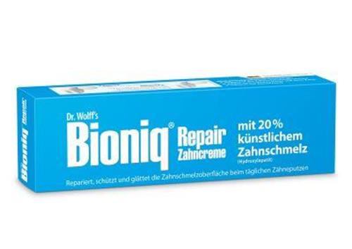 Dr. Wolff's Bioniq Repair Zahncreme mit 20% künstlichem Zahnschmelz trademark