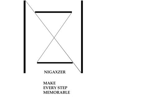 NIGAXZER MAKE EVERY STEP MEMORABLE trademark