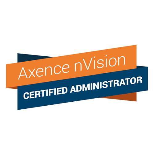 Axence nVision CERTIFIED ADMINISTRATOR trademark