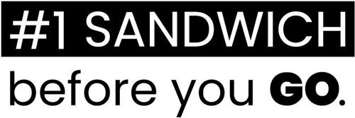 # 1 SANDWICH before you GO. trademark