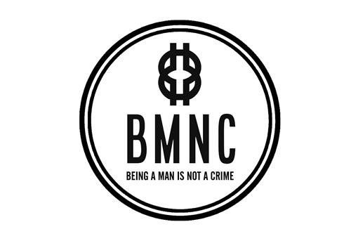 BMNC BEING A MAN IS NOT A CRIME trademark