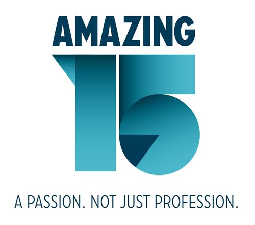 AMAZING 15 A PASSION. NOT JUST PROFESSION. trademark