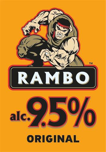 TM RAMBO alc.9.5 % ORIGINAL trademark