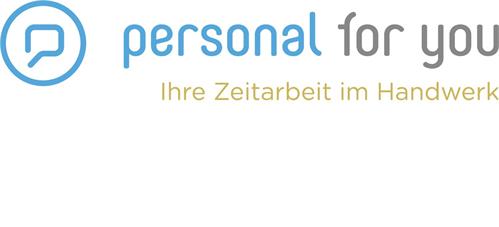 personal for you Ihre Zeitarbeit im Handwerk trademark