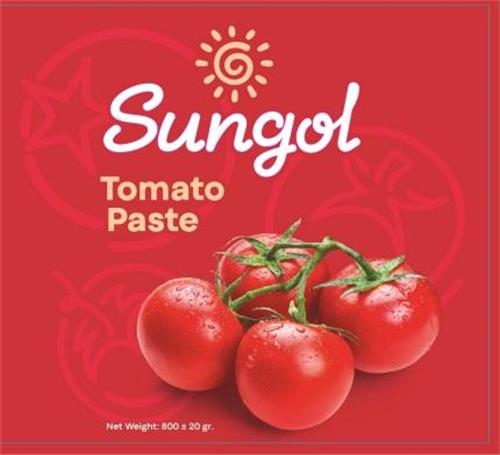 Sungol Tomato Paste Net Weight : 800  20 gr . 7 . trademark