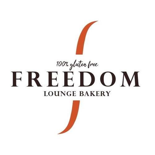 100% gluten free FREEDOM LOUNGE BAKERY trademark