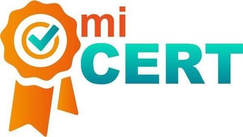 mi CERT trademark