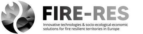 FIRE-RES innovative technologies & socio-ecological-economic solutions for fire resilient territories in Europe trademark