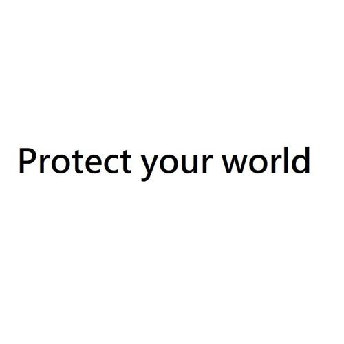 Protect your world trademark