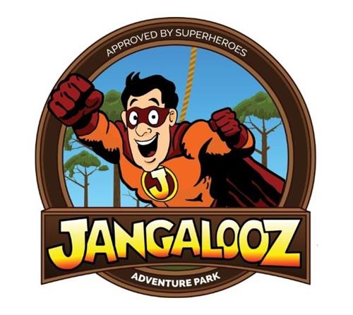 APPROVED BY SUPERHEROES JANGALOOZ ADVENTURE PARK trademark