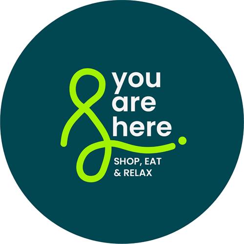 you are here. SHOP, EAT & RELAX trademark