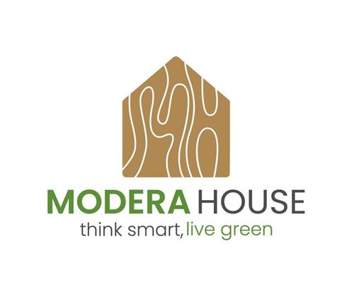 M MODERA HOUSE think smart , live green trademark